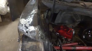 Кузовной ремонт Фольксваген Поло. Ремонт заднего крыла.