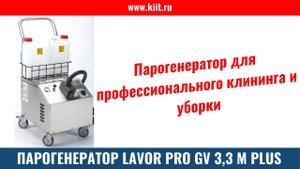 Парогенератор LAVOR Professional GV 3,3 M PLUS - парогенератор для клининга и уборки