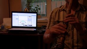 Проверяю настройку флейты 1.9 с тюнером