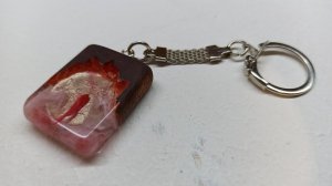 Брелок из эпоксидной смолы | Key chain made of epoxy resin