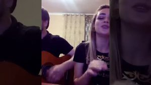 Ислам Мальсуйгенов и Зульфия Чотчаева (под гитару)
