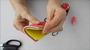 DIY. Игольница книжка из фетра. Needle case felt book