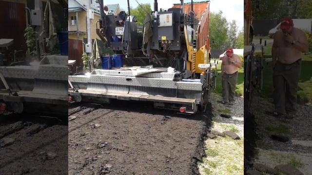 Укладка асфальтовой крошки смотреть онлайн