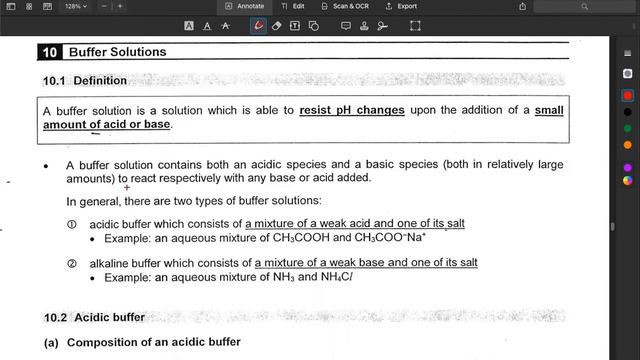 A Level Chemistry - Ionic Equilibria Part 1