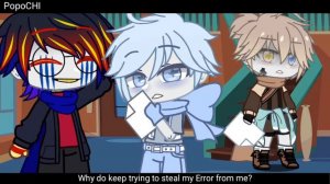 __Scissorloid__//ft. Yandere Ink sans// Errorink & Errorberry