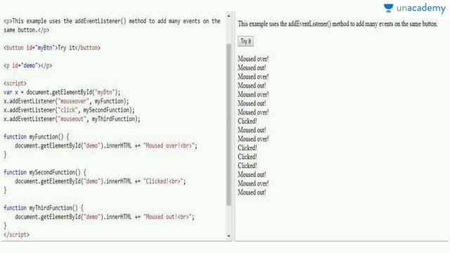 Learn Javascript- Event Listener in Javascript