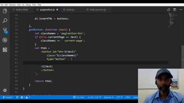 Build a Todo Application using JavaScript- Pagination - Part - 3