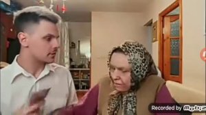 Бабушка и внук 8 марта