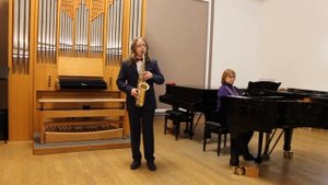 "Листок из Альбома" В.Цыбин ; Alt saxophone. Sheet from the Album V. Tsybin