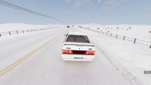 ЛЕТНЯЯ РЕЗИНА В ГОЛОЛЕД! НЕ УСПЕЛ ПОМЕНЯТЬ КОЛЕСА | BeamNG.drive