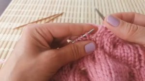 Шикарный японский узор №172. Вязание спицами.