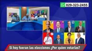 ?#Encuesta Si hoy fueran las elecciones ¿Por quien votarías?