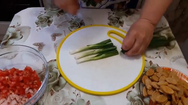 Салат проще некуда. Быстрые рецепты. Десяточка