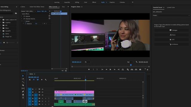 How to Create A Telephone Voice Sound Effect Adobe Premiere Pro CC Tutorial