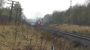 ТЭП70-0244 (РЖД. Окт.ЖД перегон Ржев-Балтийский - Осуга)