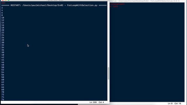 For Loop with Selection смотреть онлайн