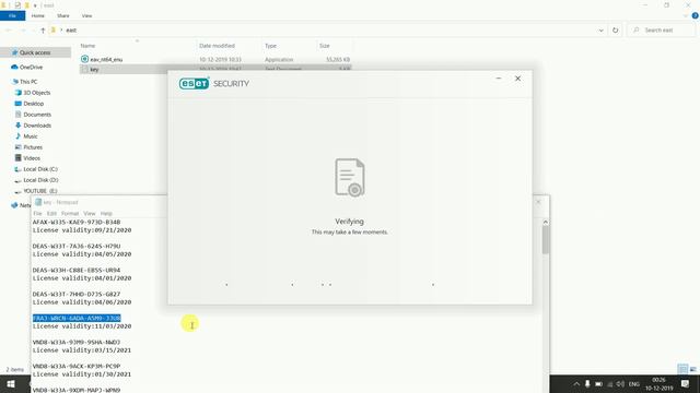 ESET NOD32 Antivirus/ESET Internet Security 13.0.24.0 License Key 2019. смотреть онлайн
