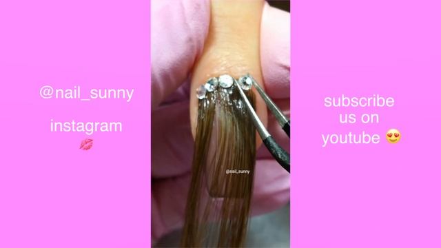 Nail Sunny tutorial - hair on the nails!!!??? смотреть онлайн