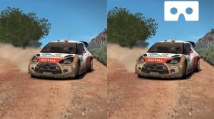 WRC 4 3D VR video 3D SBS VR box google cardboard