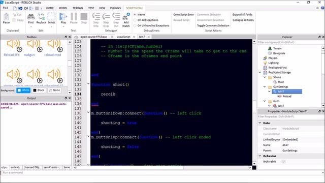 me making a open source fps on roblox in under 40 minutes (feat. horrible quality) смотреть онлайн