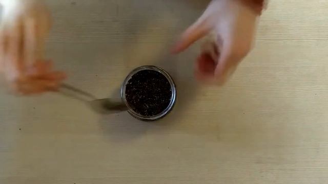 Черная икра из семян чиа. Веган
