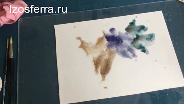 Синичка акварелью упражнения перед уроком. смотреть онлайн