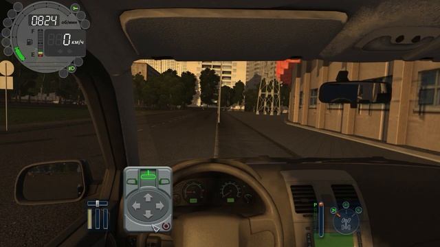 Переключение раздатки и настройка зеркал заднего вида в «City Car Driving»