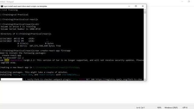 HOW TO CREATE NEW REACTJS PROJECT AND RUN