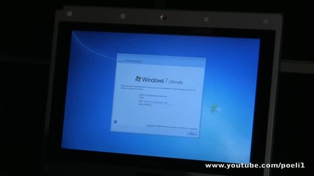 Windows7 auf dem Gigabyte M912 Netbook Installation Review Microsoft смотреть онлайн