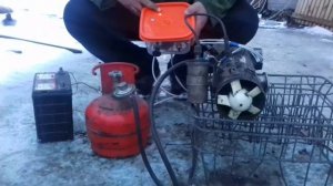 Автономная печка от автомобиля запорожец на газу