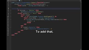 How to create Admin Commands in Roblox Studio!
