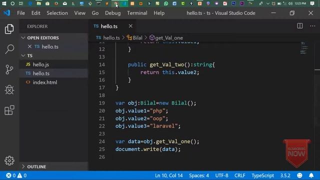 Typescript Tutorials in Hindi part 09 | Class object in typescript | in Hindi/Urdu