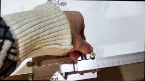 Регулируемый упор "Мастер 32" - работа с линейкой