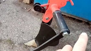 Картофелесажалка оборотная с опорным колесом к мотоблоку 2.