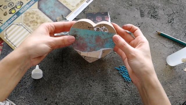 Мини МК по коробочке Сердечко