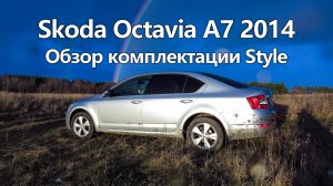 Обзор комплектации Skoda Octavia A7 Elegance 2014