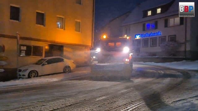 ❄️ Mercedes-Benz Atego ❄️ Schneepflug / Snowplow, Leutenbach, Germany, 17.01.2021.