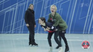 Евгения Медведева и Даня Милохин. Профайл. Леднико...д. Снова вместе. Фрагмент выпуска от 29.10.2022