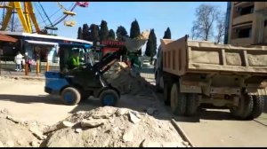 Митракс МП 635. Погрузка в самосвал.