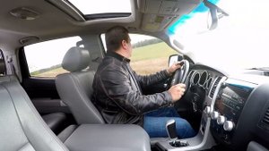 Тест Драйв Тойоты Тундры на дороге и в поле/Toyota Tundra Double Cab V8 5,7