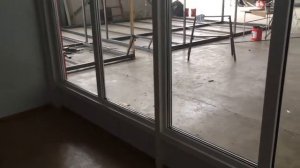 Торговый павильон с композитными углами только по фронтовой части. Московская область.