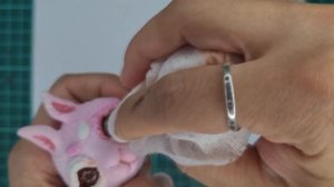 Bunny игрушка в смешанной технике