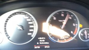 BMW F10 530 258 h/p diesel x drive 0-100 km/h stok