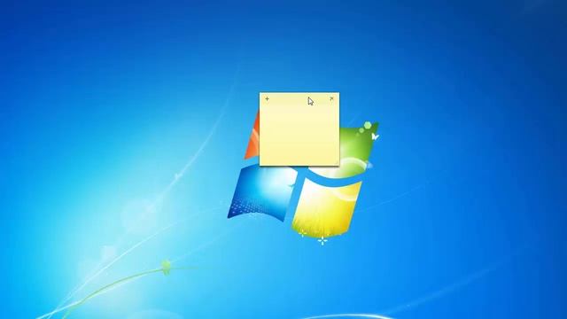 Как сделать заметки на рабочем столе в windows 7