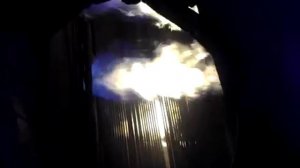 Видео топки котла ТГМ-84 при растопке