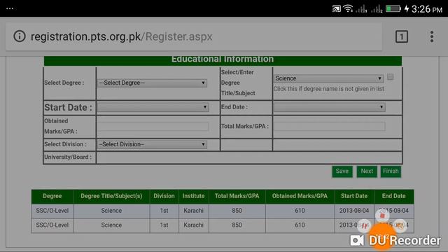 PTS // Pakistan Testing Service Online Registration 100% Successful Complete Tutorial In Urdu