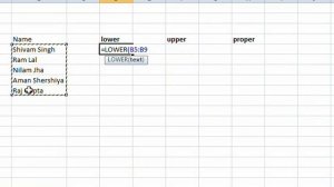 Use of Lower,Upper,and Proper Function in MS Excel: A Step-by-Step Tutorial?? || MS Excel || 2023??