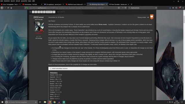 Warframe Änderung der Rivendispositionen (harmlos) und entfernen der Wächter Rivens (DRAMATISCH) смотреть онлайн