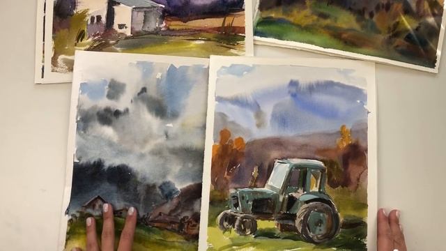 ОБЗОР АКВАРЕЛЬНОЙ БУМАГИ. HAHNEMUHLE VS. St Cuthberts SAUNDERS WATERFORD смотреть онлайн