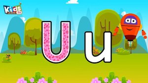 How to Write Letter U |U for umbrella | Write Alphabet Letter |KidsLearnTv